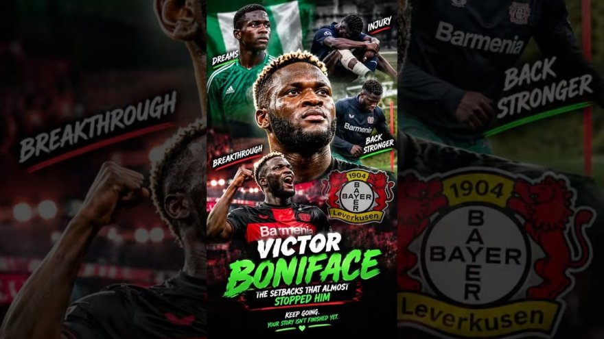 Victor Boniface Biography: Nigerian Striker Born in Akure Who Won the 2023-24 Bundesliga With Bayer Leverkusen