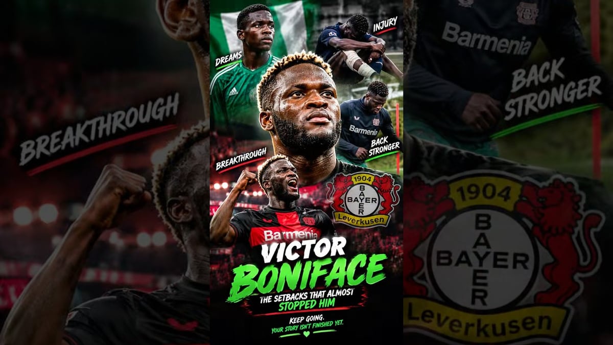 Victor Boniface Biography: Nigerian Striker Born in Akure Who Won the 2023-24 Bundesliga With Bayer Leverkusen